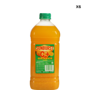 Sunburst C+ Orange Nectar Juice Chilled 2L x 6