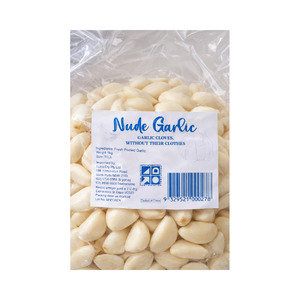 Fresh Produce: SH - Fresh Peeled Garlic - Nude Garlic x 1.00kg Each