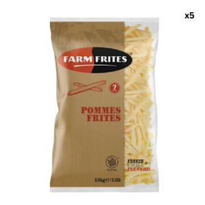 Farm Frites 7mm French Fries/ Shoestring 2.5kg Pack