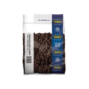 Trumps - Chocolate Chips Dark Compound 1kg Each