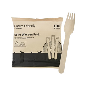 Kitchen Bathroom: Wooden Fork 100 Per Pack Each
