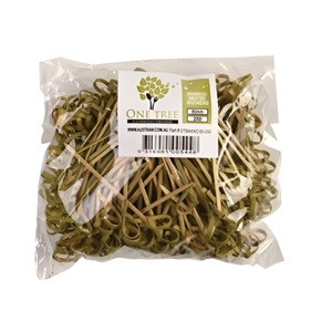 Kitchen Bathroom: Bamboo Knotted Skewer Pick - 80mm (Pack 250 EA)