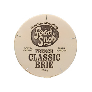 Cheese 1: Food Snob French Brie 200g Frozen