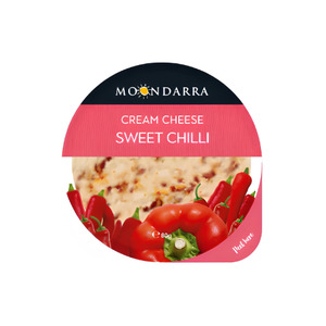 Cheese 1: Moondarra Cream Cheese Sweet Chilli 80g x 10 CTN