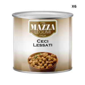 Tinned Vegetables Beans: Mazza Chickpeas 2.5kg x 6