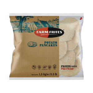 Meals Snacks: Samples - Farm Frites Potato Pancakes 1.5kg x 6