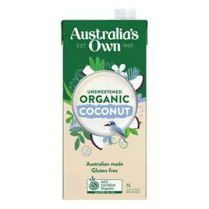Breakfast Cereals: Aust Own Org Coconut Milk Unsweetened 1l