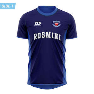 Rosmini College: Rosmini College Junior Reversible PE Tee - Navy Curran