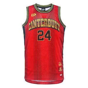 Npc Collection: 2024 Canterbury Rugby Mens Basketball Singlet