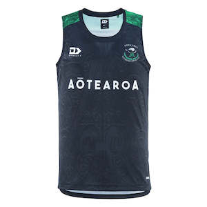 2025 New Zealand Maori Rugby League Mens Black Training Singlet