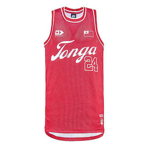 2024 Tonga Rugby League Men’s Basketball Singlet