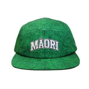 2025 New Zealand Maori Rugby League Mens 5 Panel Cap - Green