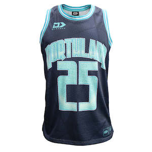 2025 Northland Rugby Mens Basketball Singlet - Navy