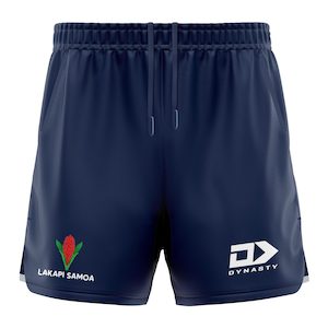 2025 Lakapi Samoa Mens Gym Short - Navy