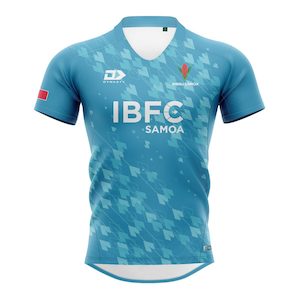2025 Manu Samoa Mens Training Jersey - Sky