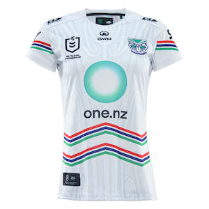 Sale: 2025 New Zealand Warriors Ladies Replica Indigenous Jersey - White