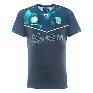 Sale: 2025 New Zealand Warriors NRLW Mens Captains Run Tee - Charcoal