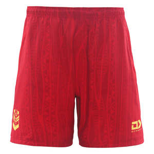 2025 Tonga Rugby League Mens Gym Short - Red