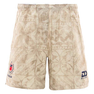 2025 Toa Samoa Mens Gym Short - Beige