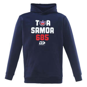2025 Toa Samoa Mens Pullover Hoodie - Navy