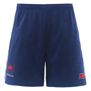 Toa Samoa Rugby League: 2025 Toa Samoa Mens Gym Short - Navy