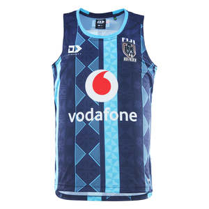 2025 Fiji Bati Mens Training Singlet - Navy