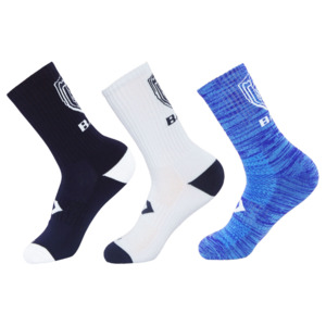 Fiji Bati Rugby League: 2025 Fiji Bati 3 Pack Crew Sock - Assorted