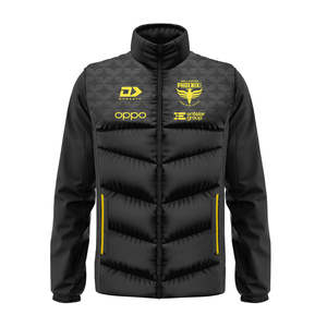 25/26 Wellington Phoenix Adults Hybrid Jacket - Black