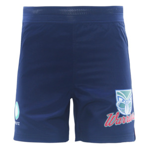 2026 New Zealand Warriors Junior Gym Short  - Navy