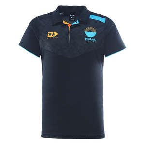 2026 Moana Pasifika Mens Media Polo  - Black