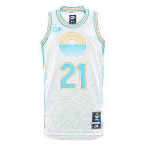 2026 Moana Pasifika Junior Basketball Singlet - Beige