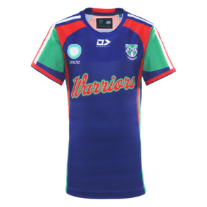 New Zealand Warriors: 2026 NZ Warriors Junior Warm Up Tee - Blue