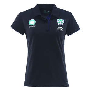 2025 New Zealand Warriors Ladies Black Media Polo