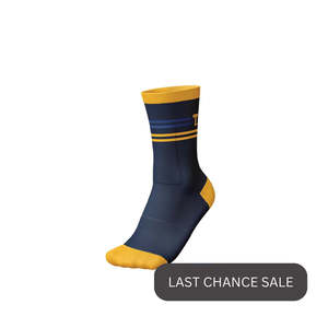 Takapuna Rugby Club: Takapuna Ruby Crew Sock Navy/Gold