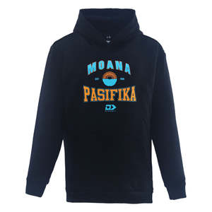2026 Moana Pasifika Junior Graphic Hoodie - Black