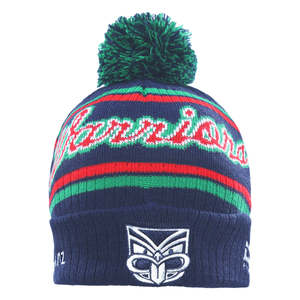 2026 NZ Warriors Mens Beanie - Navy