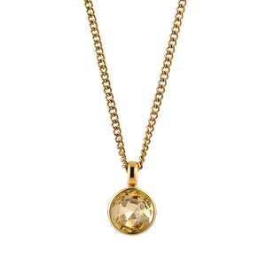 Necklaces: Ette Gold Necklace - Golden
