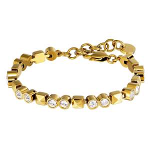 Bracelets: Rockstud Gold Bracelet
