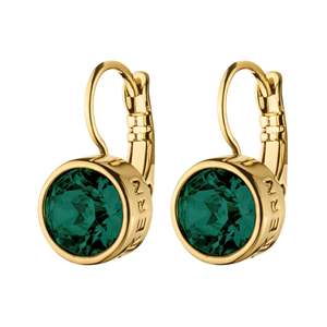 Must Haves: Louise Gold Earrings - Green