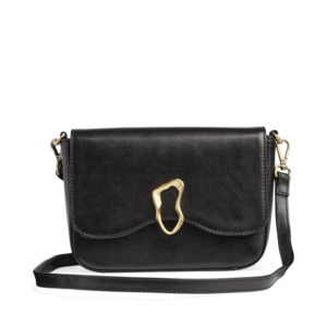 Markberg: Morgana Cross. Bag, Antique, Black w/Brushed Gold