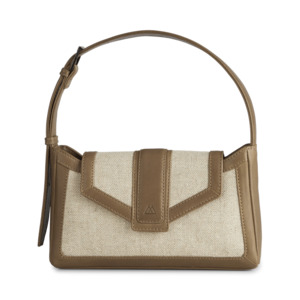 Markberg: Daphne Bag, Canvas Mix, Caramel+Offwhite