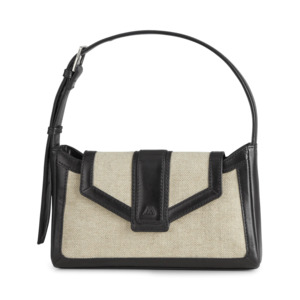 Daphne Bag, Canvas Mix, Black+Offwhite