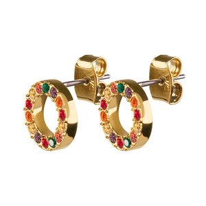 Mothers Day Gift Guide: Koro Gold Stud Earrings - Multi