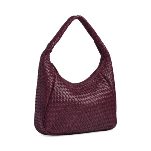 Work Bag: Samara Bag, Weave, Burgundy