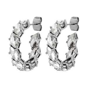 Wedding Jewellery Collection: Tamarin Shiny Silver Earrings