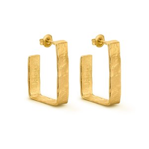 Lignis Gold Hoops Large