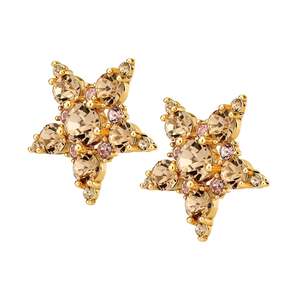 Sale: Gemini Gold Earrings - Golden
