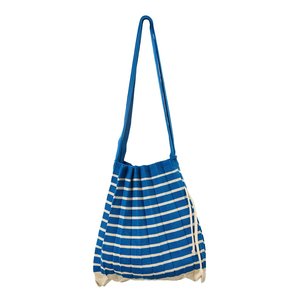 Nozomi Tote Bag, Blue/Creme