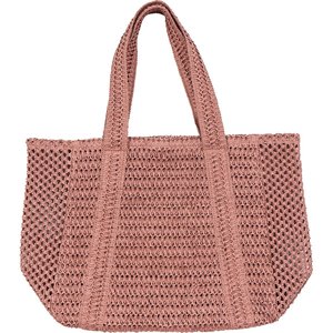 Work Crossbody Bags: Raffia Bag, Old Rose