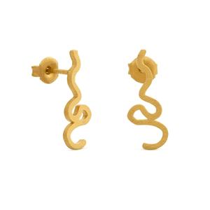 Gaudi Medium Gold Stud Earrings